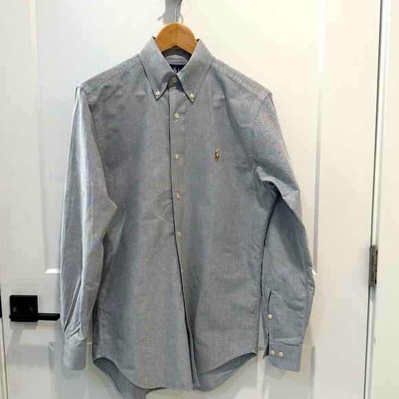 Ralph Lauren Polo Classic Fit Cotton Blue Button Down  Oxford Shirt - Picture 1 of 4